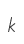 k