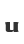 u