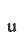 u