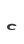 c