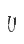 U