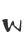 w