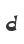 d