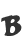 B