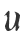 U
