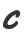 C