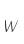 W