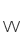 w