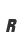 R