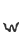 w
