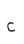 c