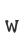 w