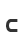 c