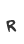 R