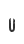 U