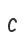 c