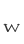w