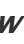 W