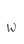 w