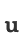 u