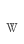 w