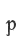p
