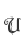 U