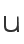 u