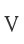 V