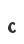 c