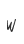 w