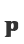 p
