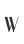 W