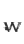w