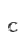c