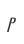 P