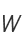 W