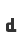 d