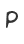p