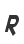 R