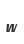w