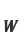 w