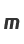 m