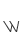 w