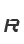 R