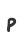 p