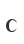 C