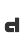 d