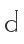 d