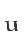 u
